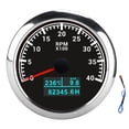 thumbnail image 3 of RPM Tacho Meter, 3 In 1 IP67 Multifunction Pointer Tachometer  For Marine For Boat For Car White,Black, 3 of 8