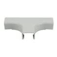 thumbnail image 4 of Construct Pro Raceway Cable Cover T-Adapters (5-Pack, .87-inch, White), 4 of 5