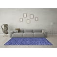 thumbnail image 3 of Ahgly Company Indoor Rectangle Abstract Blue Modern Area Rugs, 8' x 12', 3 of 4