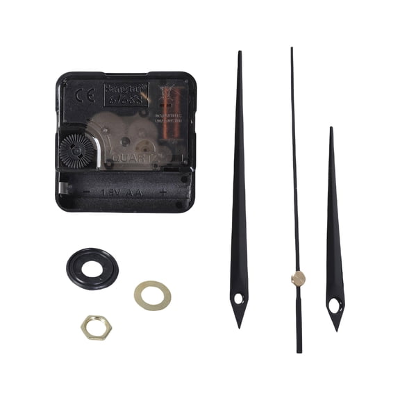 Quiet Wall Clock Mechanism Repair Kits Operated Quartzs Movement with Hands Set for Home Decors and Crafting