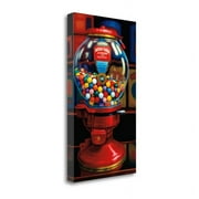 28" x 47" Gumball Machine IV By Tr Colletta - Print on Canvas Fabric Multi-Color
