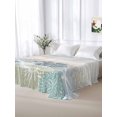 thumbnail image 6 of King Flat Sheet Only Summer Ocean Coral Conch Soft Microfiber Cooling Bedding Sheets Coastal Starfish Retro Plank Flat Bed Sheet for Hotel,Home Decor, 6 of 9