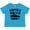 Turquoise, variant on Inktastic Pawpaw's Lil' Racing Buddy with Car Silhouette Boys or Girls Baby T-Shirt