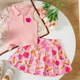 thumbnail image 2 of JLMSPLWG Girls Romper 80s Outfits Fall Girls Outfit Cute Outfits for Girls 10-12 2t Girl Outfits Onesies Boys 24 Months Clothes, Pink 3-4 years, 2 of 7