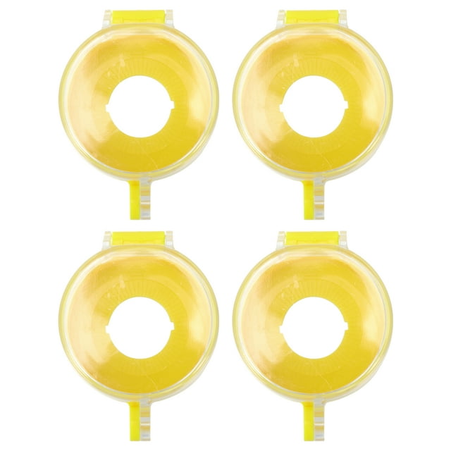 Shisuyan Bouton de Verrouillage d'Urgence Transparent PC 4 Pcs 2.95x2.08x1.38 Po