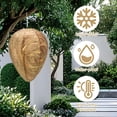 thumbnail image 2 of XIBUFE 6 Pack Waterproof Wasp Nest Outdoor,Hanging Fake Hornets Nest,Backyard Fake Bee Hive,8.3 Inches Diameter 11.5 Inches Height,Yellow Jackets，Daily Use, 2 of 7