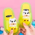 thumbnail image 5 of LNMQLPDBS Toddler Boy Sandals Summer Cartoon Decoration Open Toe Flat Hot Led Luminous Slippers for Kids Comfort Soft Sole Toddler Jelly Sandal Casual Kids Slippers Boys Yellow 7-8 Years, 5 of 5