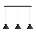 thumbnail image 3 of Linear Chandelier in Matte Black, 3 of 7