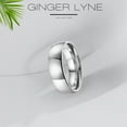 thumbnail image 3 of Sabrina Wedding Ring Set for Women Cz Stainless Steel Band and Enagaement Ring Ginger Lyne, 3 of 6