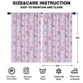 thumbnail image 2 of Blackout Kids Curtains,Pastel Princess Castle Pattern Childrens Insulated Curtains Set Of 2,Bedroom Essentials,Toddler Room Decor 52"x84", 2 of 5