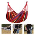 thumbnail image 4 of Hamaca Doble para acampar Cola Hamaca de campamento al aire libre con bolsa de almacenamiento, 4 of 6