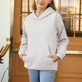 thumbnail image 2 of Hoodies for Child Girls Boys Preppy Long Sleeve Hooded Sweatshirt Pullover with Pocket Lightweight Hoodies for Girls Boys, 2 of 7