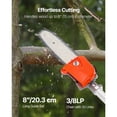 thumbnail image 4 of Gas Powered Pole Saw 33CC 2-Stroke Cordless Tree Trimmer 8in Cutting Bar, 4 of 6