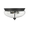 thumbnail image 3 of 3 Light Flush Mount In Traditional Style 15 Inches Wide By 8.5 Inches High-Satin Gold Finish Z-Lite 722F3-Sg, 3 of 7