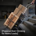 thumbnail image 5 of 600lbs Electric Stair Climbing Cart,Powered Electric Stair Climbing Hand Trucks for Construction Logistics Moving and Supermarket Delivery, Lithium Battery Electric Stair Climbing Machine with Foldab, 5 of 7