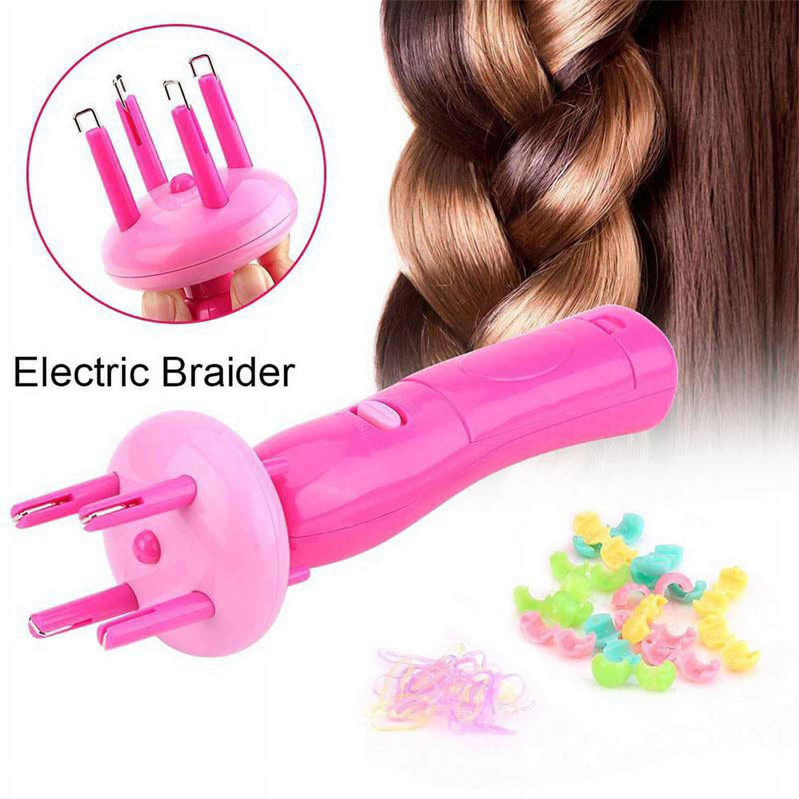 Girl Automatic Hair Braider Electric Diy Hair Weave Machine - Temu