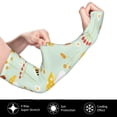 thumbnail image 3 of Fotbe Mushroom Bee UV Sun Protection Arm Sleeves - Tattoo Cover Up - Basketball Arm Sleeve UPF 50 Cooling for Men Women, 3 of 8