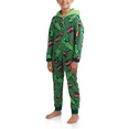 thumbnail image 3 of Minecraft Boys' Onesie Pajamas - Creeper Soft Fleece One Piece Hooded Sleepwear Pajama (Sizes: 6-12), 3 of 7