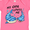 thumbnail image 4 of Inktastic My Opa Loves Me- whale shark Boys or Girls Baby Bodysuit, 4 of 5