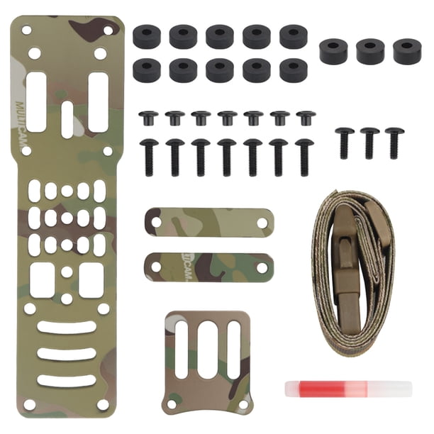 FLhrweasw Adaptador Funda Pistola Modular Plataforma Bloqueo Rápido Caída Pierna (CP)