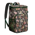 thumbnail image 1 of Sac à Dos Glacière à Imprimé Floral Rétro - Grande Capacité 20 L, Isolation Durable pour le Camping et les Sorties à la Plage, 1 of 5