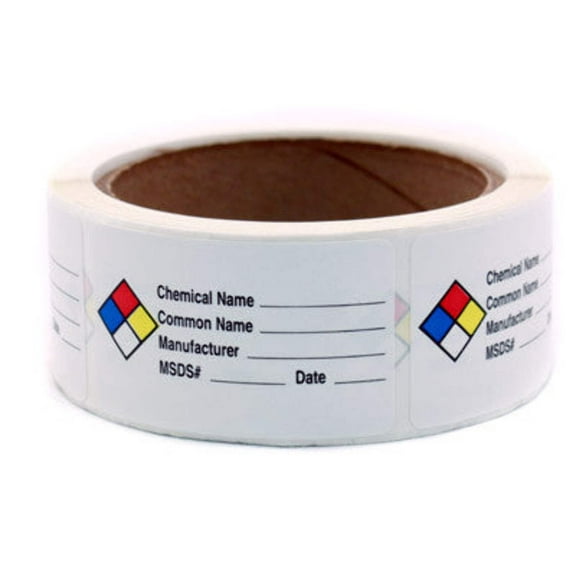 HMIG Safety Labels: "Right to Know" - 1.5 x 2.5"