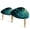 Color1, variant on Set of 2 Triangle End Table Antique Copper Diamond Faceted Shapes Symmetrical Set of 2 Side Tables End Tables, Nesting Tables for Living Room
