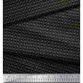 thumbnail image 2 of Soimoi Black Moss Georgette Fabric Geometrical Star Geometric Decor Fabric Printed Yard 42 Inch Wide, 2 of 5