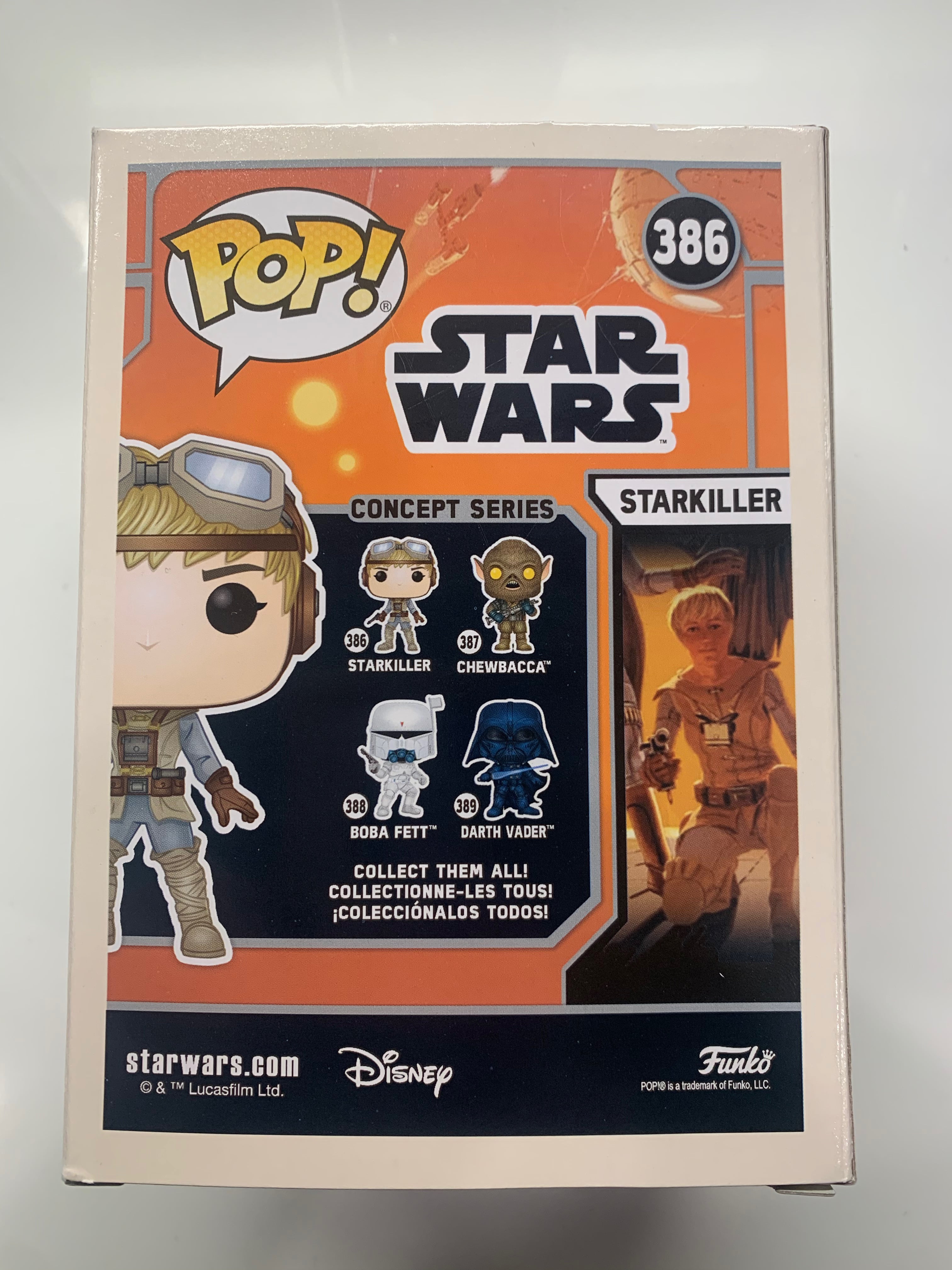 Concept Starkiller 2020 Galactic Convention Excl 386 Star Wars Funko POP 
