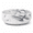 White&Grey, variant on 6.7" Large Decorative Bowl Marble For Home Decor Key Candy Smudge Coffee Tables Centerpiece (black)