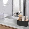 thumbnail image 1 of ckepdyeh Portacepillos de dientes para baños, organizador de pasta de dientes de 5 ranuras con divisor de bambú, almacenamiento de accesorios de baño, 1 of 7
