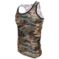 thumbnail image 1 of Camiseta Sin Mangas con Estampado de Camufje con Cuello , Camisetas Deportivas de Entrenamiento para Hombres L Soledad Tops de culturismo muscular, 1 of 10