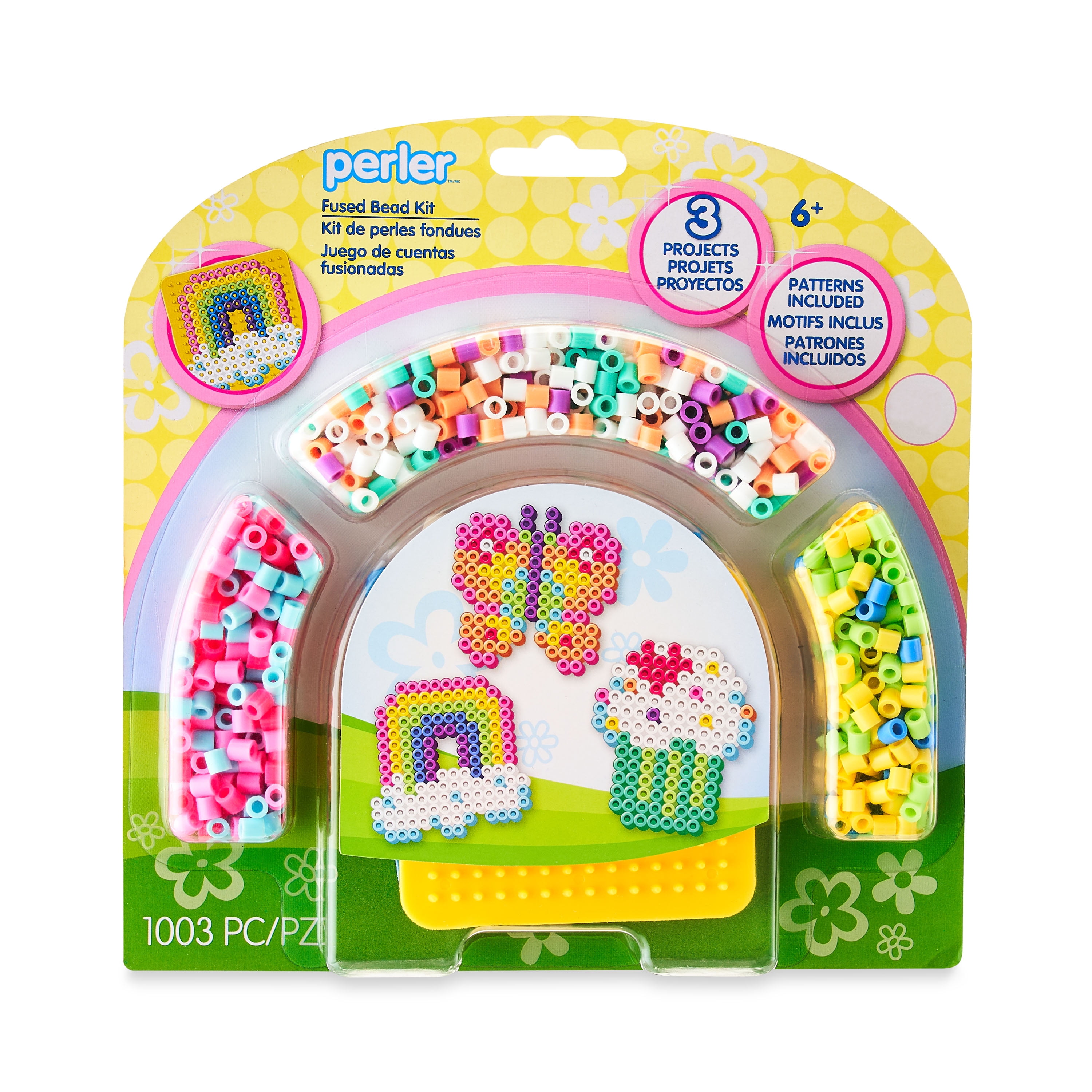 Way To Celebrate Rainbow Perler Beads