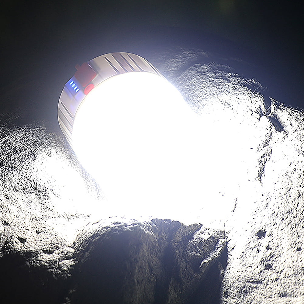 Multifunctional USB rechargeable Camping Lantern Portable Solar Panel Hand Lamp Waterproof Camping Tent Lamp Powerful Flashlight Torch Super Bright Portable Survival Lanterns