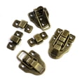 thumbnail image 6 of Antique Bronze Duckbilled Box Hasp Toggle Latch Catch Lock with Screws for Wooden Jewelry Boxes, Chests, Trunks (12 Pieces), 6 of 7