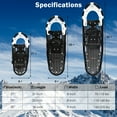thumbnail image 6 of Goplus 21inch Lightweight Aluminum All Terrain Snow Shoes W/Bag, 6 of 12