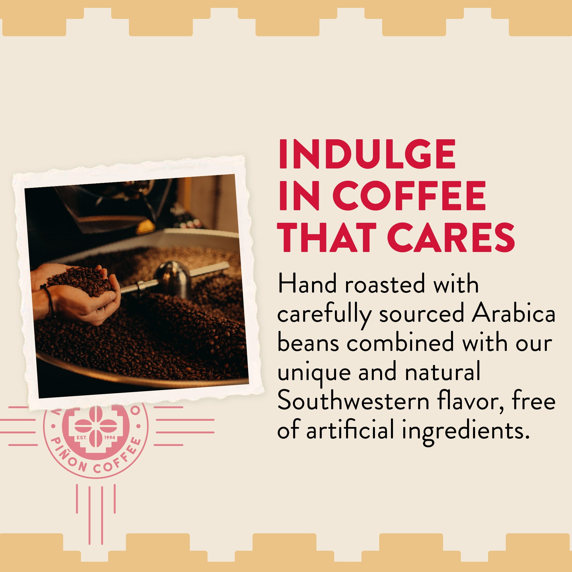 New Mexico Piñon Biscochito Flavored Medium Roast Ground Coffee, 12 oz