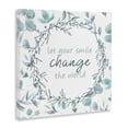 thumbnail image 2 of Stupell Industries Farmhouse Smile Change The World Canvas Art, 17 x 17, by Kim Allen, 2 of 8