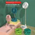 thumbnail image 4 of Ventilador de piso plegable 8 en 1 con luz nocturna y pulverizador, 4 of 8