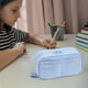 thumbnail image 3 of Estuche Transparente de Gran Capacidad | Caja de Papelería de Poliéster Resistente | Organizador Transparente para Bolígrafos, Borradores y Cinta Correctora | Bordes Redondeados Fáciles de Limpiar |, 3 of 4