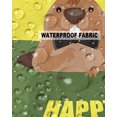 thumbnail image 5 of Pack of 2 Outdoor Pillow Covers, Happy Groundhog Day Funny Groundhog Waterproof Square Throw Pillowcase Cushion Decorative Pillow Covers for Couch Patio Tent, 16x16 in, 5 of 6