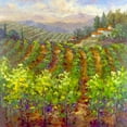 thumbnail image 2 of Hulsey 12x12 White Modern Wood Framed Museum Art Print Titled - Vineyard Villa, 2 of 4