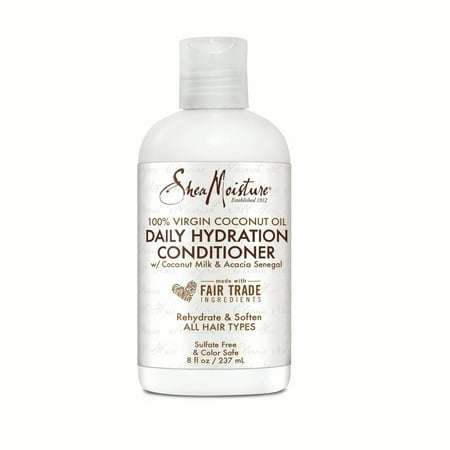 SheaMoisture Daily Hydration Conditioner For All Hair Types 100% Virgin Coconut Oil Sulfate-Free 8
