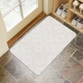 thumbnail image 4 of Multi-Functional Grey Geometric Indoor Door Mat - Absorbent, Dirt Resistant, Anti-Slip - Low Profile for Entryway, Kitchen, Bathroom in High Traffic Areas, 4 of 6