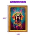 thumbnail image 5 of Hippie Vizsla Portrait oil painting Watercolor Tie-dye Vintage Acrylic Plaque with Wood Photo Frame Box Vizslas Dog Lover Gifts Idea Light Box - 00015, 5 of 5