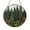 Acrylic 3.5 Inch, variant on Green Pine Forest Stained Glass Suncatcher Window Hanging Decor, Woodland Tree Landscape Decorative Glass Style Window Panel, Nature Theme Scenic Art Ornament for Home Window Decoration