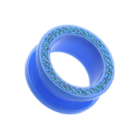 

Multi-Sprinkle Dot Neon Acrylic Flesh Tunnel Ear Gauge Plug
