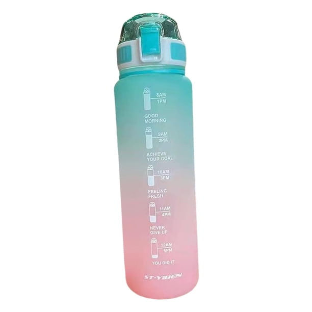 Jarra de agua motivacional perfecl para trotar Gimnasio Oficina Fitness Verde