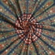 thumbnail image 4 of (150 x 130 cm) Tapiz de pared con diseño de mandala de pavo real psicodélico bohemio hippie indio verde dorado para ropa de cama, 4 of 5