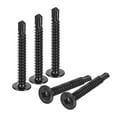 thumbnail image 1 of Tornillos autorroscantes de cabeza Phillips Uxcell, 50 piezas #10x1-1/2" para metal, 1 of 4